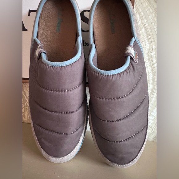 LL Bean womens 10 Mountain Classic Quilted Slides Shoes Slippers Indoor Outdoor - Picture 6 of 14